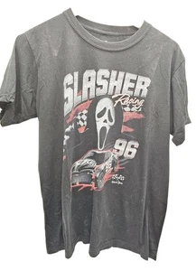 Ghost Face Shirt Slasher Racing 96 Graphic Size M Black Cotton Tee - Afbeelding 1 van 5