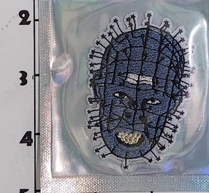 Hellraiser Pinhead Patch Halloween Iron On Embroidered NOS Sealed New Monster - Picture 1 of 2