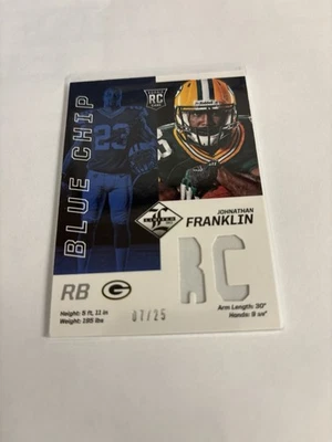 2013 Panini Limited - bluechip Jerseys Johnathan Franklin #13 Prime /25 (MEM,... - Image 1 of 2