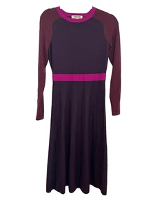Boden Strickkleid Damen Petite 4 Lila Langarm Stretch Preppy - Bild 1 von 9