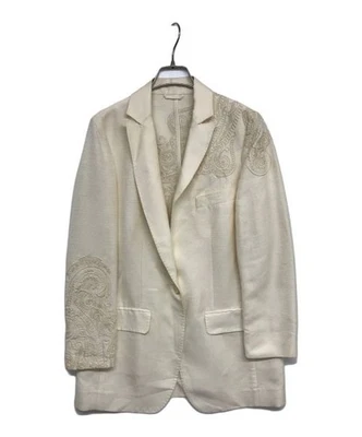 Chaqueta seda bordada ETRO marfil Foto 1 de 4