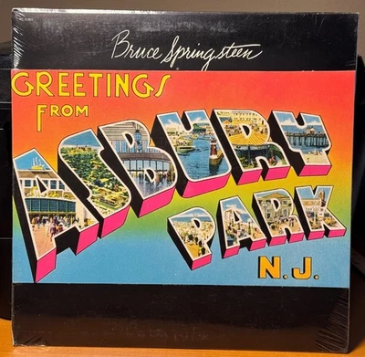 *SEALED* BRUCE SPRINGSTEEN- GREETINGS FROM ASBURY PARK - VINYL LP ORIGINAL 1973 - Image 1 of 2