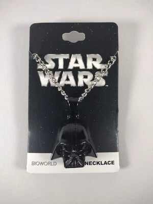 全新 - 星球大战达斯·维德面具头盔 金属 3D 项链吊坠 — 第 1/4 张图片