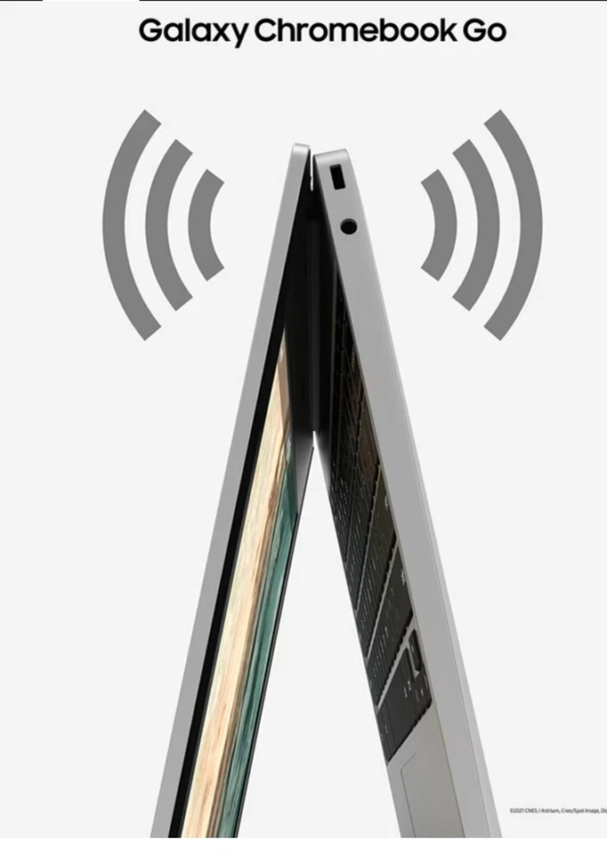 Samsung Galaxy Chromebook Go - 11.6in - Intel Celeron Silver NEW & SEALED - Image 1 of 4