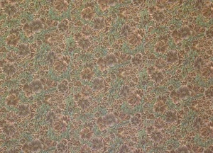 FLOWERS MULTI #53539 FLORAL BEIGE GREEN VINTAGE MULTIUSE FABRIC BY THE YARD 44"W - Picture 1 of 5