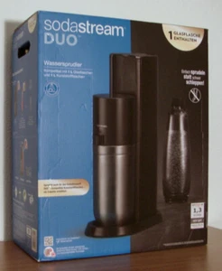 SodaStream DUO Wassersprudler  - MIT -  CO2 Zylinder + 3X Glasflasche - NEU OVP - Bild 1 von 3