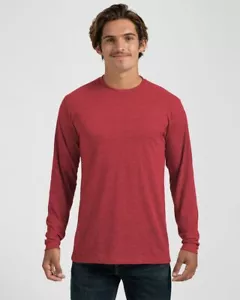 Tultex Unisex 65% Polyester 35% USA Cotton Poly-Rich Long Sleeves T-Shirt - 242 - Picture 1 of 8