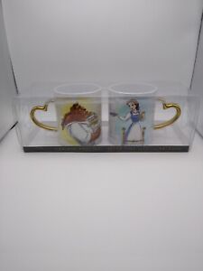 Disney Princess Ceramic Mug Set Of 2 Beauty & The Beast -su