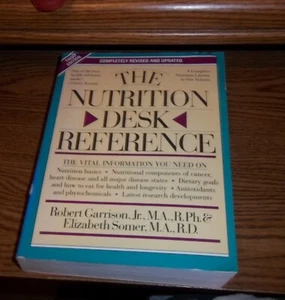 The Nutrition Desk Reference by Somer & Garrison - Picture 1 of 3