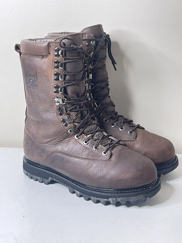 Cabela's Outfitter Goodyear Goretex Leather Boots Thinsulate Mens 7.5 D - Image 1 of 4
