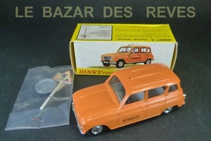 DINKY TOYS FRANCE. RENAULT 4 AUTOROUTES. Ref: 518 A. + Boite. - Imagen 1 de 12