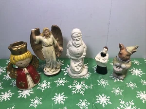 WEIHNACHTSFIGUREN KONVOLUT - KONVOLUT Engel Weihnachtsmann verschiedene Figuren - Bild 1 von 15