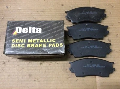 Nova pastilha de freio a disco Delta semi metálica dianteira 762-D643 - Compatível com 95-02 Mazda Millenia - Imagem 1 de 4