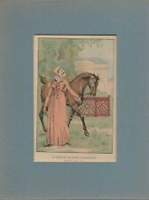 1898 Women's History of French Fashion Watercolor Print #19