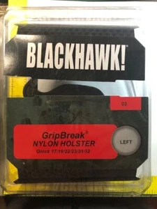 Blackhawk 03 GripBreak Nylon Holster Left Hand for Glock - Picture 1 of 7