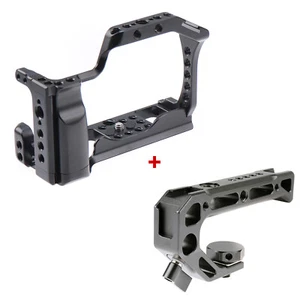 Camera Cage with Top Handle Grip KIT for Canon M50 Mark II/M50/M5 Video Rig Arca - Picture 1 of 16