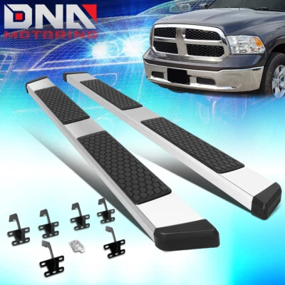 Para Ram 1500 2019-2022 cabina y media 5,5" OD escalón lateral barra Nerf estribo cromado Foto 1 de 4