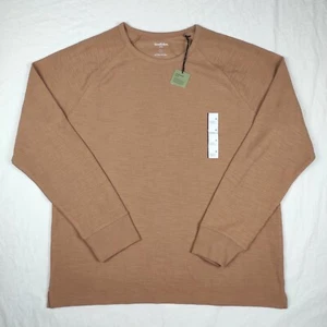 Neu mit Etikett Goodfellow XL Pullover Standard Fit Rundhalsausschnitt Langarmpullover orange - Bild 1 von 11