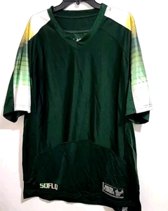 USF South Florida Bulls Football Jersey Under Armour SoFlo Blank Mens Medium - Picture 1 of 7