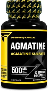 Agmatin Sulfat 500mg, 90 Kapseln - gentechnikfrei, glutenfreie Ergänzung - 1er Pack - Bild 1 von 4