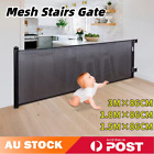 Retractable Dog Pet Mesh Stairs Gate Pets Barrier For Dog Cat Baby Safety Fence