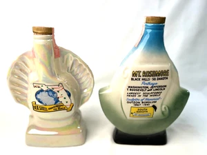 Decanter vuoti vintage Jim Beam - Florida e Mt. Rushmore - Foto 1 di 2