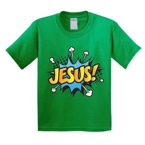 Jesus Christian Religious Faith Christ Church Boys Kids Teen Girls Gift T-Shirt - Picture 1 of 14