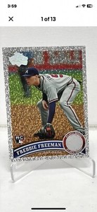 2011  Topps Freddie Freeman Diamond Anniversary Rookie RC SP # 145 Nrmt+