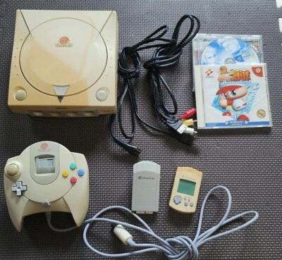 Dreamcast Console system HKT-3000 Visual Memory Card SEGA Tested Working Japan - Image 1 of 4