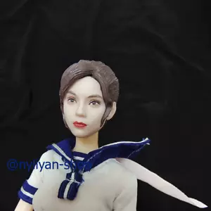 1/6 Figura Escultura de Cabeza de Niña Claire Redfield Pálida Femenina Ajuste 12'PH TBL Cuerpo Juguete - Imagen 1 de 6