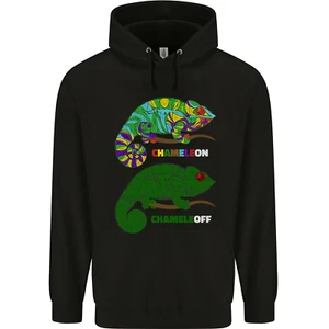 Chameleon Chameleoff Funny Off On Childrens Kids Hoodie - Picture 1 of 64