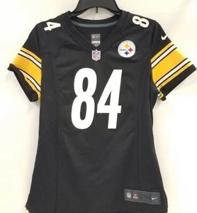 Women's Size M Antonio Brown #84 Pittsburgh Steelers Nike On Field Black Jersey - Picture 1 of 6