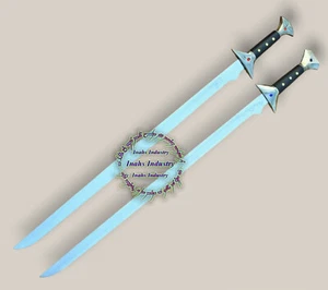 Drizzt Do'Urden Scimitar Sword Set Twinkle & Icingdeath Steel Forgotten Realms - Picture 1 of 7