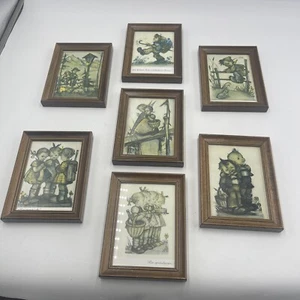 7 stampe Hummel vintage con cornice - Foto 1 di 10