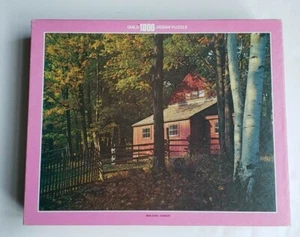 Whitman Guild Jigsaw Puzzle 1000 Piece Marlboro Vermont - Picture 1 of 3