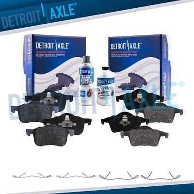 Pastillas de freno delanteras y traseras de cerámica con kit de hardware para Volvo S60 S80 V70 XC70 Foto 1 de 4