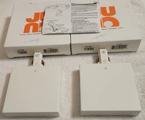 JUNO TU36WH T-BAR END FEED NEW OLD STOCK LOT OF TWO FREE SHIPPING - Picture 1 of 4