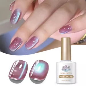 BORN PRETTY 10ml Cat Magnetic Hyacinth Gel Shine Soak Off UV Gel Nail Polish DIY - Picture 1 of 18