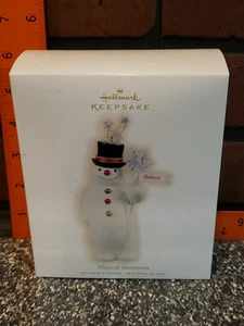 Hallmark 2009 The Magical Snowman Believe Keepsake Collectible Ornament New - Picture 1 of 8