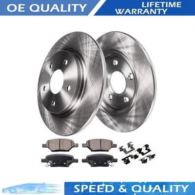 Rotores de freno traseros y pastillas de freno para kits de frenos Buick Allure Lacrosse 2005-2009 Foto 1 de 4