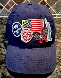 US Open NYC Patch Navy Hat American Needle Adjustable - Picture 1 of 10