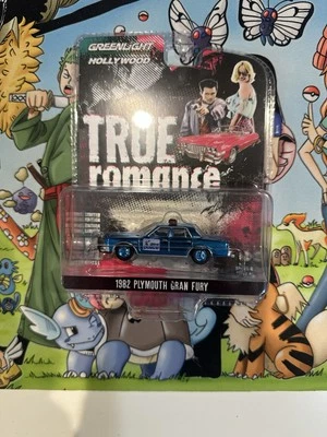 GREENLIGHT TRUE ROMANCE PLYMOUTH GRAN FURY POLICE WALMART EXCLUSIVE CHASE CAR - Image 1 of 4