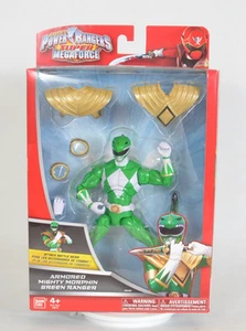 ARMORED MIGHTY MORPHIN GREEN RANGER Super Megaforce Power Ranger Bandai 2014 NEW - Picture 1 of 14