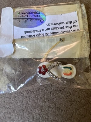 Крошечные сандалии University of Miami Hurricanes с кольцом на носок - Изображение 1 из 3