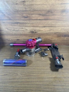 Dyson V7 Cordless Vacuum Cleaner Hoover Pink - Docking Station Accessories Works - Picture 1 of 22