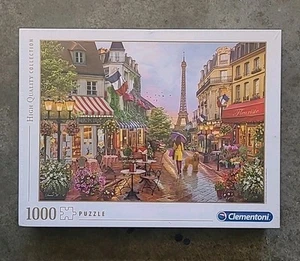 Brand New Clementoni 1000 Piece Puzzle Flowers In Paris  Maclean SEALED (GSHF3) - Picture 1 of 3