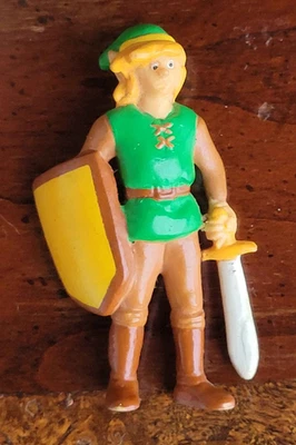 "Figura de PVC vintage 1989 Applause Nintendo The Legend of Zelda Link 2,5"" pulgadas" Foto 1 de 2