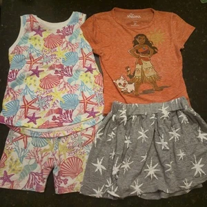 Girls Toddler Lg Lot 22pc Summer Clothes Sz 4T EUC - Picture 1 of 17