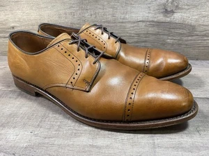 Allen Edmonds Clifton Brown Leather Cap Toe Oxford Dress Shoes Mens Size 13 D - Picture 1 of 14