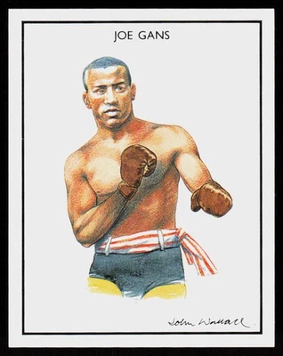 1991 Ideal Albums Boxing Greats Joe Gans #10 BOXING CARD - Image 1 of 2